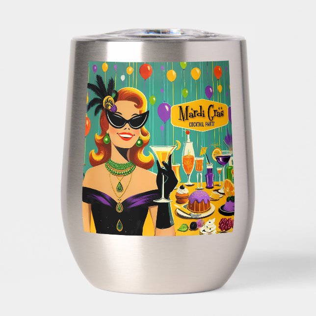 Retro 50s Mardi Gras Martini Cocktail Party (Avant)