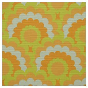 Retro 60s les années 70 tissu Mod motif de pétoncl