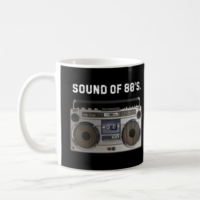 Retro 80s Music Mug (Gauche)