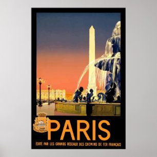Rétro affiche de Paris