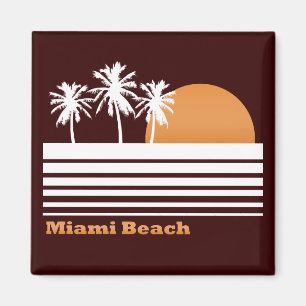 Rétro aimant de Miami Beach