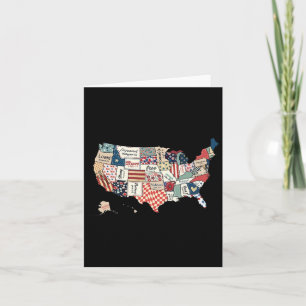 Retro America Usa Carte Dieu Dites Que Vous Êtes L