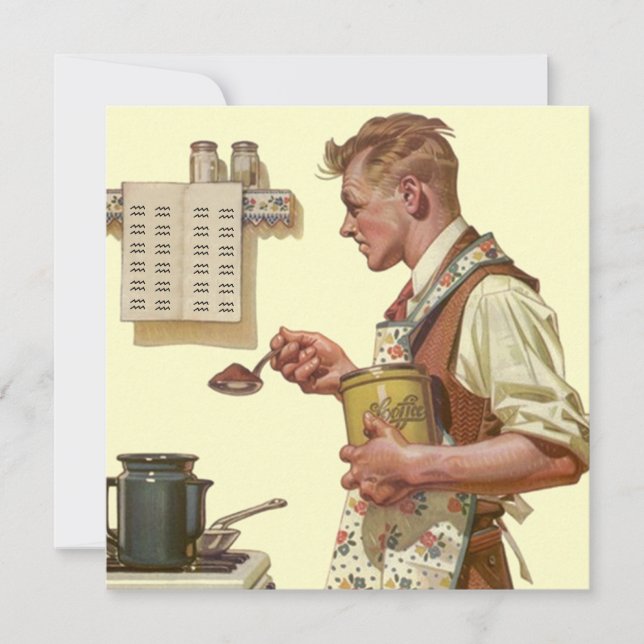 Rétro-amusant Faire des invitations pour la retrai (Devant)