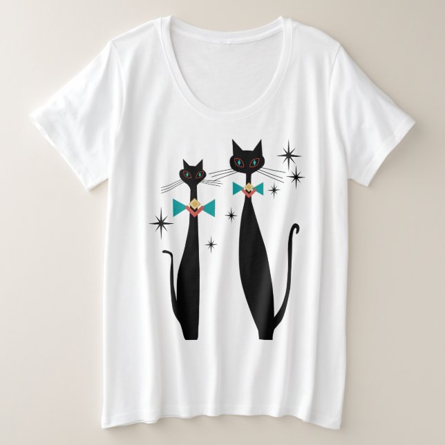 Retro Atomique Moyen Siècle Moderne MCM Cool Chat (Design devant)