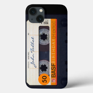 Retro Audio Nom de bande 50e Coque iphone d'annive