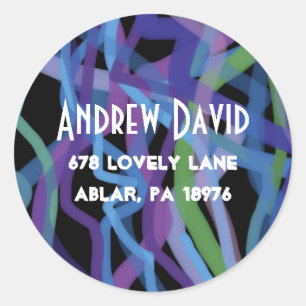 Rétro autocollant de carte- de réponse de bat