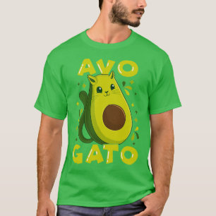 RETRO AVOCADO CAT Classique TShirt