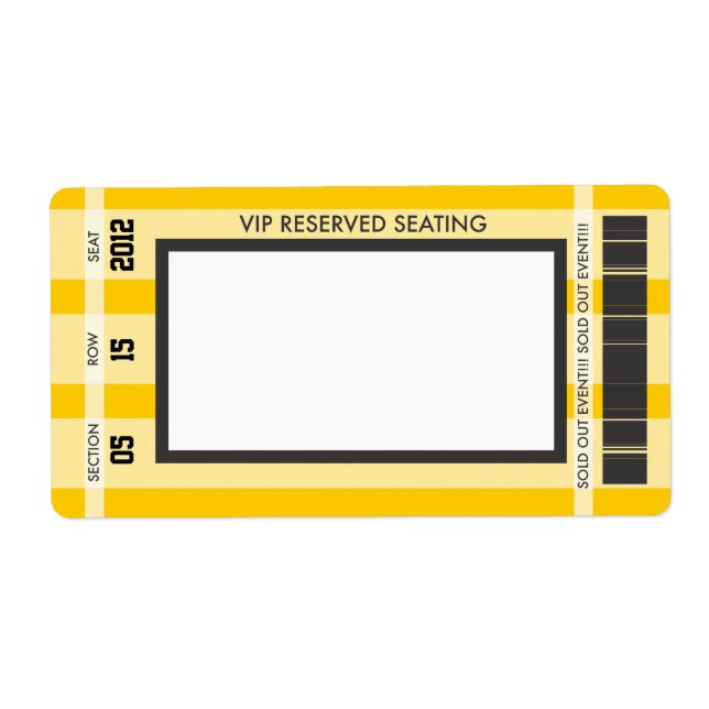 Retro Baseball Imprimer votre propre Étiquette de  (Devant)