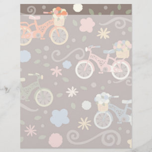 Rétro Bicycle et Flowers