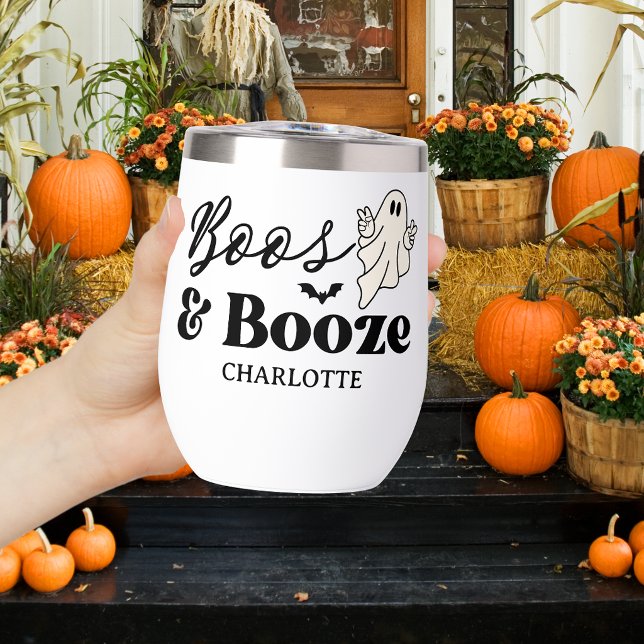Retro Boos & Booze Spooktacular Halloween (Créateur téléchargé)