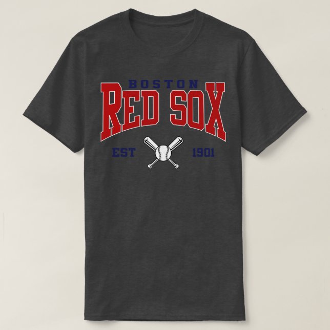 Retro Boston Baseball TShirt (Design devant)