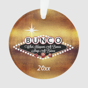 Retro Bunco Faux Gold Funny Ce qui arrive