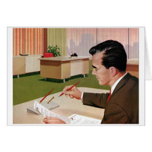 Rétro bureau - je suis un peu une affaire,