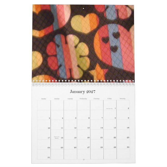 Rétro calendrier (Jan 2027)