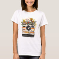 Retro Camera Focus sur le bon T-shirt
