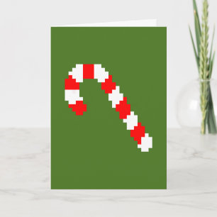 rétro carte de Noël à 8 bits