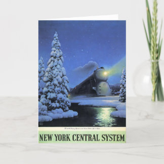 Rétro carte de Noël vintage