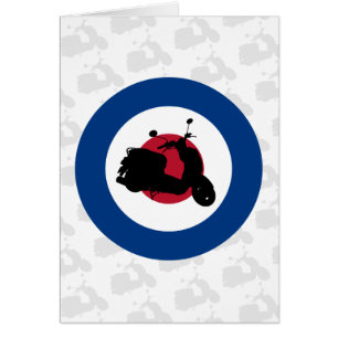 Rétro carte de scooter