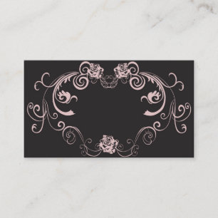 Rétro carte de visite de cadre