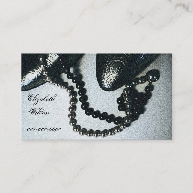 Rétro carte de visite de charme (Devant)