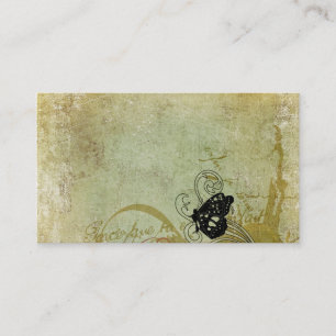 Rétro carte de visite de papillons