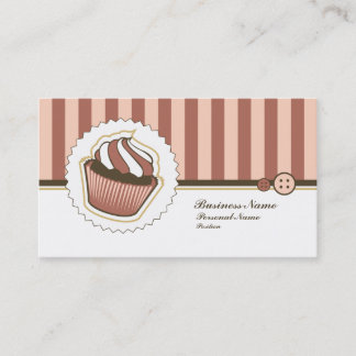 Rétro carte de visite doux de boulangerie de petit