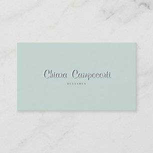 Rétro carte de visite vert personnalisable