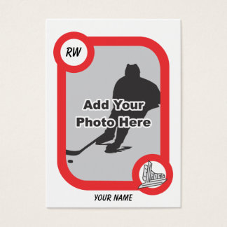 Rétro carte d'hockey
