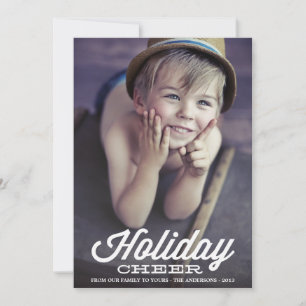 RÉTRO CARTE PHOTO DE VACANCES DE L'ACCLAMATION