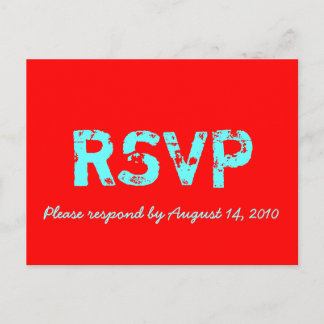 Rétro carte RSVP