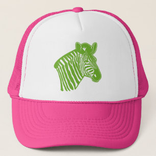Rétro casquette de camionneur de zèbre