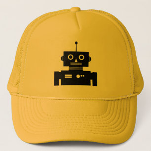Rétro casquette de forme de robot