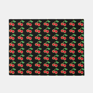 Retro Cerises Tapis de porte