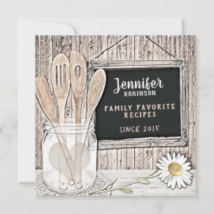 Retro Chalkboard, Mason Jar et Daisy