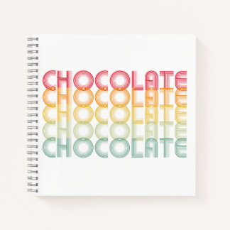 Retro Chocolat Rainbow Color Journal
