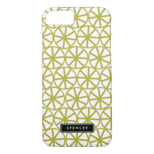 Retro Citrus Motif Personnalisé iPhone 7 Coque