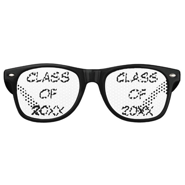 Retro "Classe de ..." Lunettes de fête (Devant)