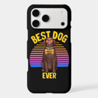 Retro Coloré Funny Labrador Retriever Meilleur chi