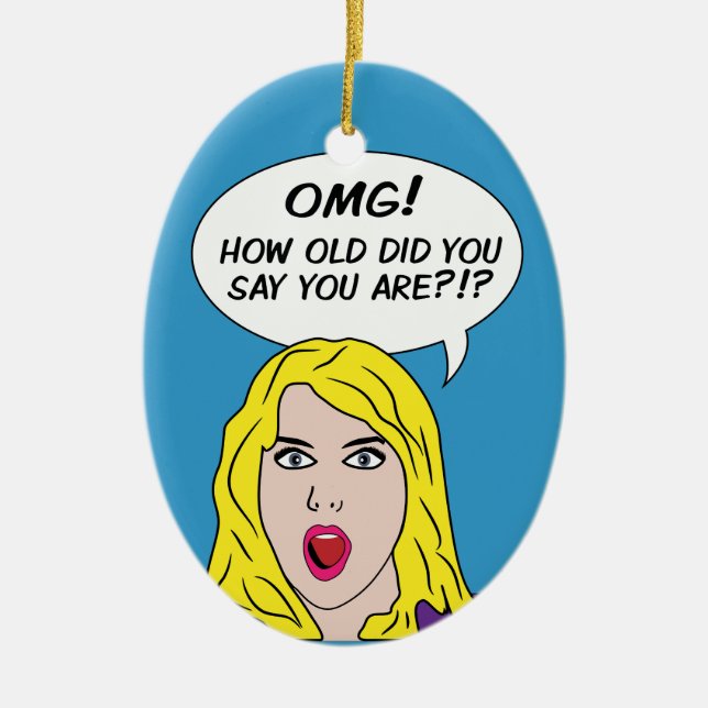 RETRO COMICS ornement personnalisé (Devant)