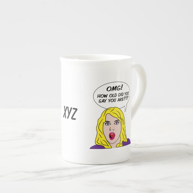 RETRO COMICS tasses personnalisées (Devant droit)