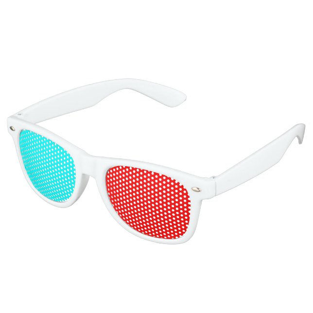 Retro Conception de lunettes 3D - lunettes de fête (Angulaire)