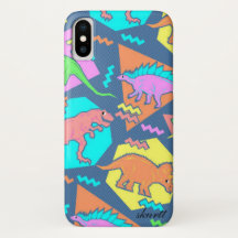 Rétro coque iphone du dinosaure 90s
