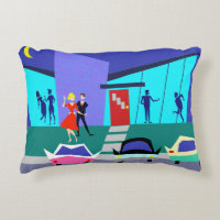 Rétro coussin d'accent de partie de Chambre