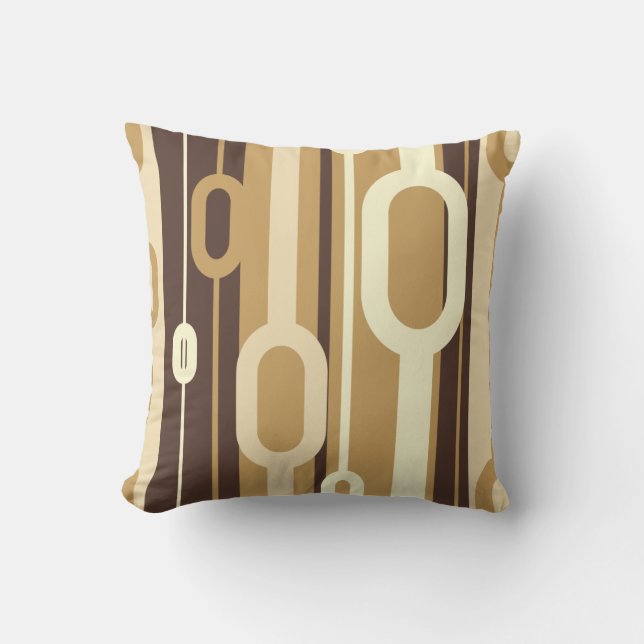 Rétro coussin de motif vintage (Recto)