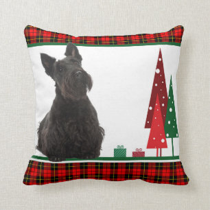 Rétro coussin de Noël de Scottie