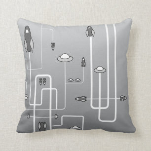 Rétro coussin de vol spatial