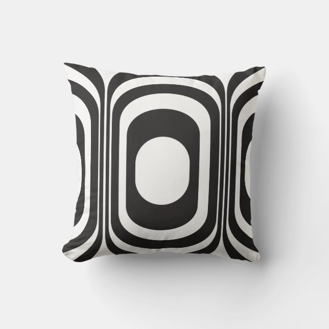 Rétro coussin décoratif les années 70 60s (Recto)