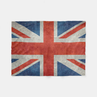 Rétro couverture d'ouatine de drapeau britannique