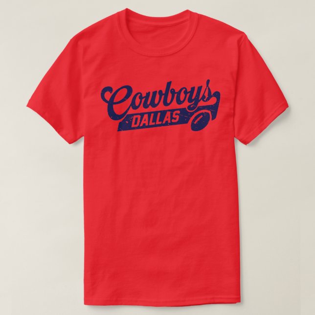 Retro Cowboys Dallas TShirt (Design devant)