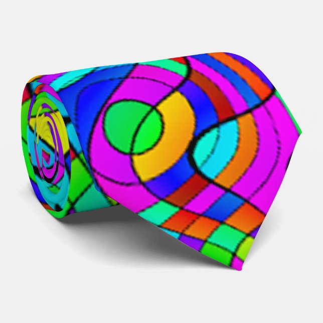Rétro cravate en verre (Roulé)